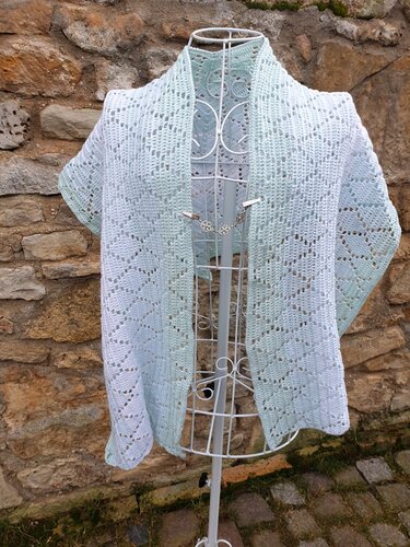 Anleitung Knickschal/-stola Memoriana - Häkeln