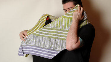 Stola/Schal "Voll Schräg 2.0 - Voll Abgehoben" - Stricken