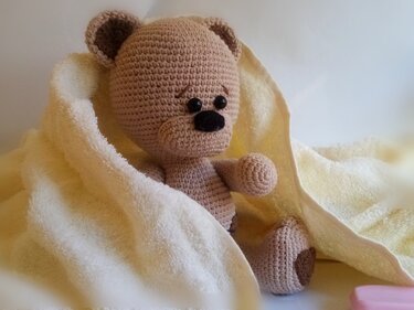 Teddy bear and Bunny. Crochet pattern