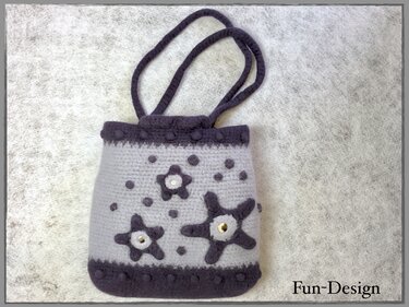 Filztasche Margerit, Häkelanleitung