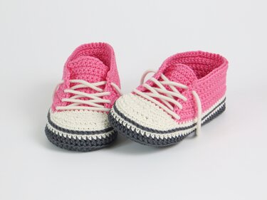 Häkelanleitung, Turnschuhe für Kinder (ca.1-3 Jahre) - Bild 4