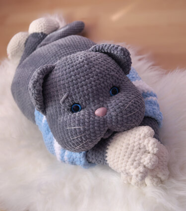 Crochet pattern Pillow Cat