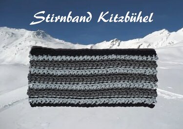 Häkelanleitung für Stirnband Kitzbühel