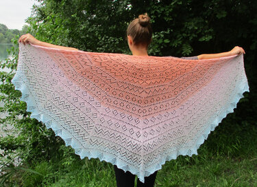 Anleitung Lace-Tuch "Apricozy" - Stricken