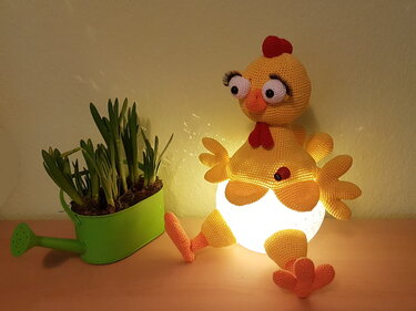 Häkelanleitung Osterlampe Henriette