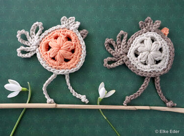 Granny-Huhn - Osterdeko, Schlüsselanhänger, Taschenbaumler - Häkeln