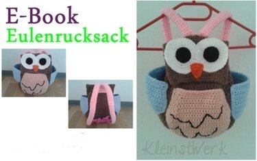 Häkelanleitung - Eulen Rucksack - Bild 2