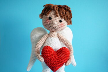 Häkelanleitung Engel mit Herz - PDF Datei