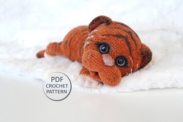 Crochet pattern Little Tiger