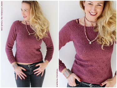 Strickanleitung für Damenpullover | Strickpulli BALU #1