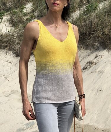 Strickanleitung - Tanktop SUNNY im Farbverlauf - Sommertop- No.219 - Bild 9