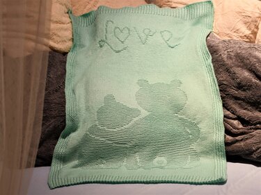Strickanleitung Baby- / Kinderdecke "Mom's Love"