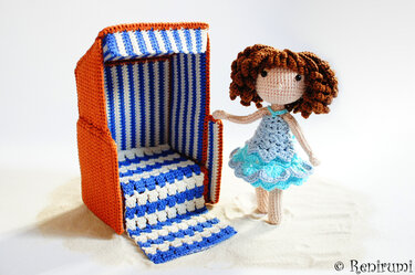 Häkelanleitung Strandkorb