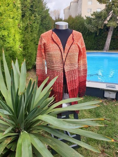 Häkeljacke "Silvia" - Häkeln