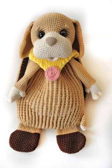 Crochet pattern Backpack "Puppy"
