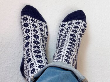 Socken "Küstenstrick No. 1 - Miles To Go" - Stricken