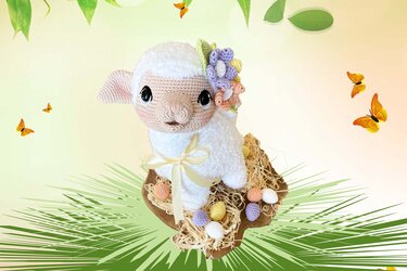 Lämmchen Häkelanleitung Amigurumi - Bild 5