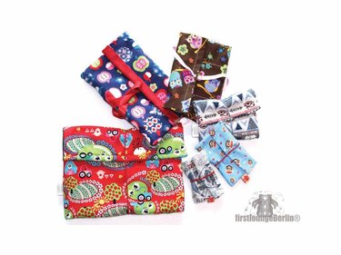 Easy Peasy *Futteral *** E-Book für Windeltasche, Tabakbeutel bis Minietui in 6 Größen und für Alle - auch zum Wenden :) Nähen Ohne Schnitt Garantiert Für Nähanfänger - DIY Design von firstloungeberlin