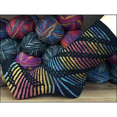 Mappe *Socks LeftOver* - Stricken