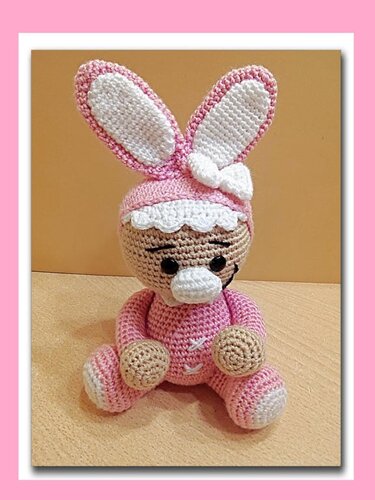 Häkelanleitung / Amigurumi / Hasenkind - Häkeln