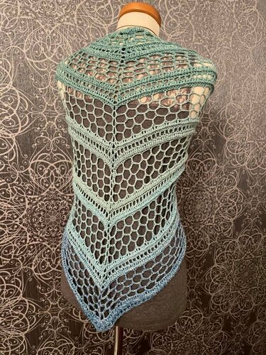 Honeycomb das flache Sommertuch - Häkeln