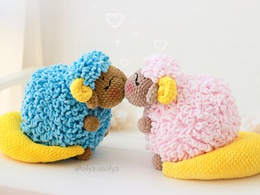 Moony the lamb Crochet Pattern Amigurumi