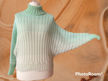 Fledermauspullover Bohal - Strickanleitung