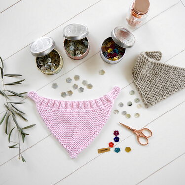 Strickanleitung - Dreieckstuechlein TINY - No.82