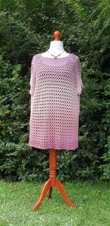 Obsaision 2 in 1 Shirt/Oversizeshirt - Häkeln