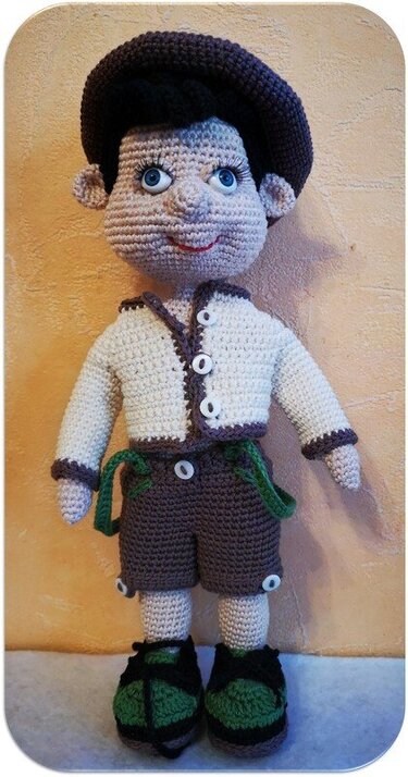 Pattern Franz´l - Garden Gnome - Crochet