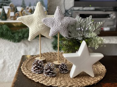 Häkelanleitung - Dekosterne