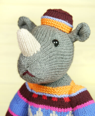 Rhino Marvin knitting pattern