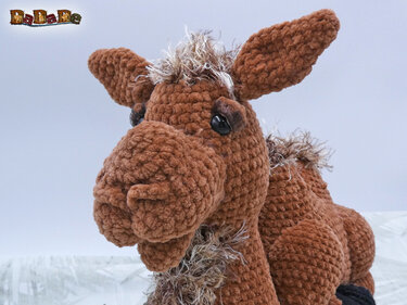 Kamel Theo Trampeltier– gehäkelt von Dadade - Häkeln