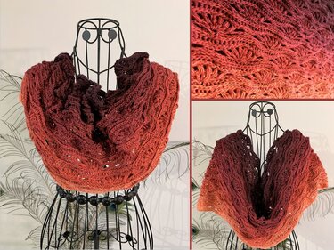 Crochet Pattern Loop Scarf "Galadras"