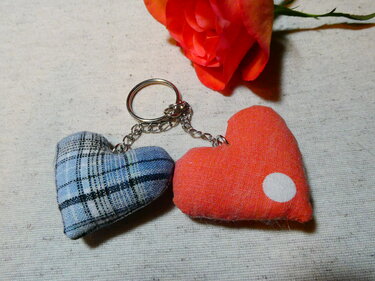 Anleitung Schlüsselanhänger "Genähtes Herz" - Nähen