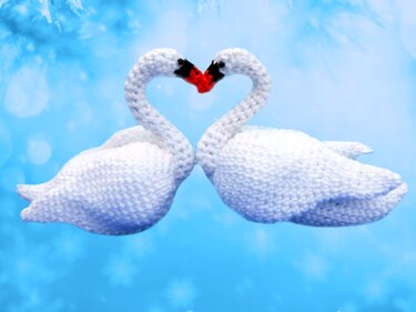 liebende Schwäne - Häkelanleitung