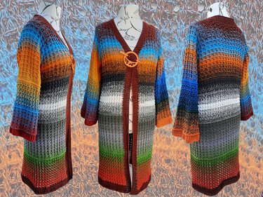 H&auml;kelanleitung Cardigan Malakita - Häkeln