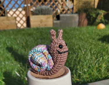 Häkelanleitung Amigurumi Schnecke "Loni"