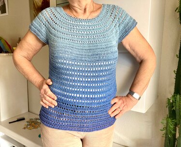 Anleitung für das 1 Bobbel Shirt Astrid - Häkeln