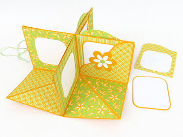 Corner-Album – Bastelanleitung und Vorlagen