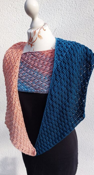 Häkelanleitung Schal Valentijns Sjaal