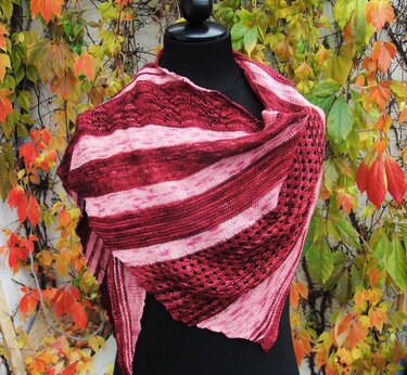 Winter Dream gestricktes Tuch aus Alpaca Fino oder Merino Baby - Bild 3