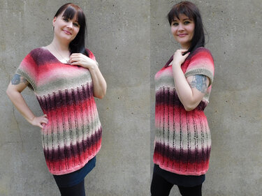 Tunika MON CHERIE Strickanleitung - Bild 2