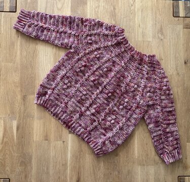 Anleitung für den verzopften Kinder Pullover - Häkeln