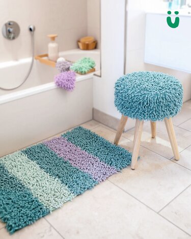 Anleitung Teppich-Badematte für das Badezimmer - Stricken