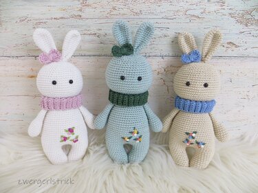 Hase im Frühlingskleid - Häkelanleitung - Bild 4