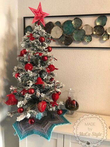 Christbaumdecke - Häkeln
