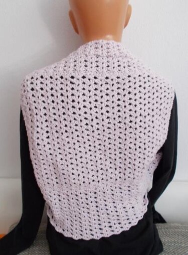 Bolero gehäkelt, Kurzjacke, Jäckchen, ärmellose +Weste Häkelanleitung