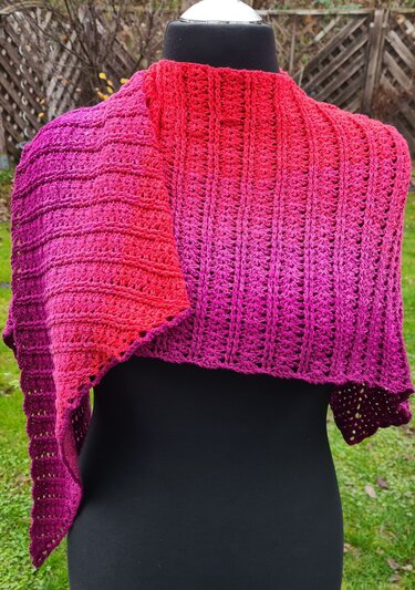 Häkelanleitung *G O L V E N * ein V-Tuch