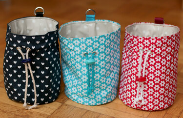 Anleitung Leckerlibeutel - Nähen